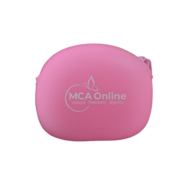 Pink Menstrual Cup Case