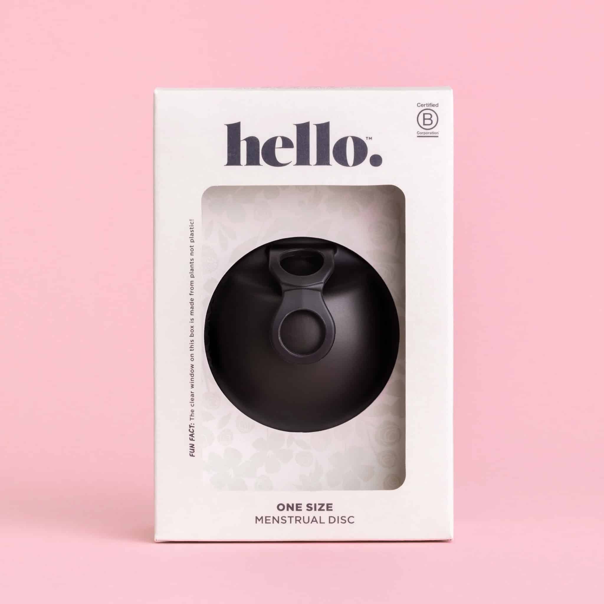 Hello Disc  One Size Reusable Menstrual Disc –